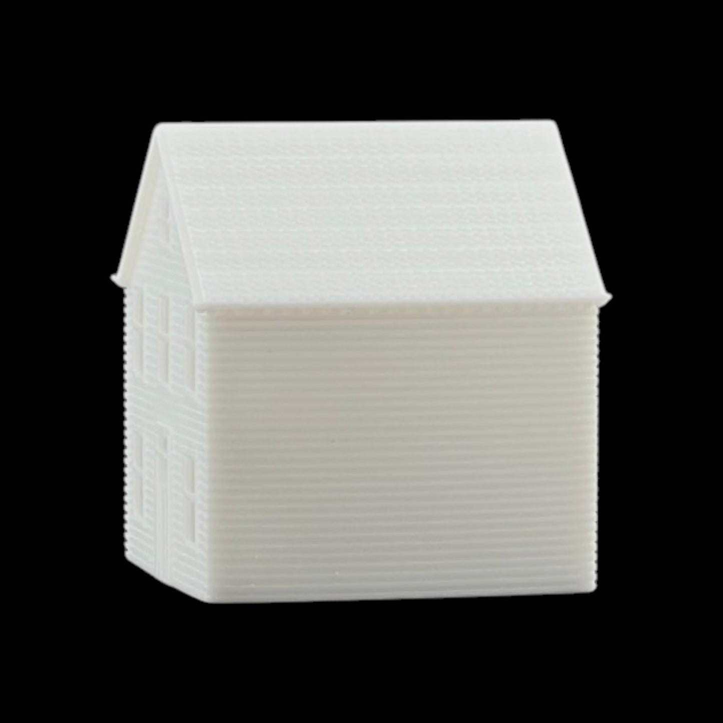 N Scale 1:160 Classic Victorian Bay Window Resin House