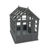 Front View - Scale Model of Backyard Greenhouse by Model Scenery World