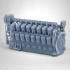 N Scale 1:160 Alco 251 16-Cyl Diesel Engine Prime Mover
