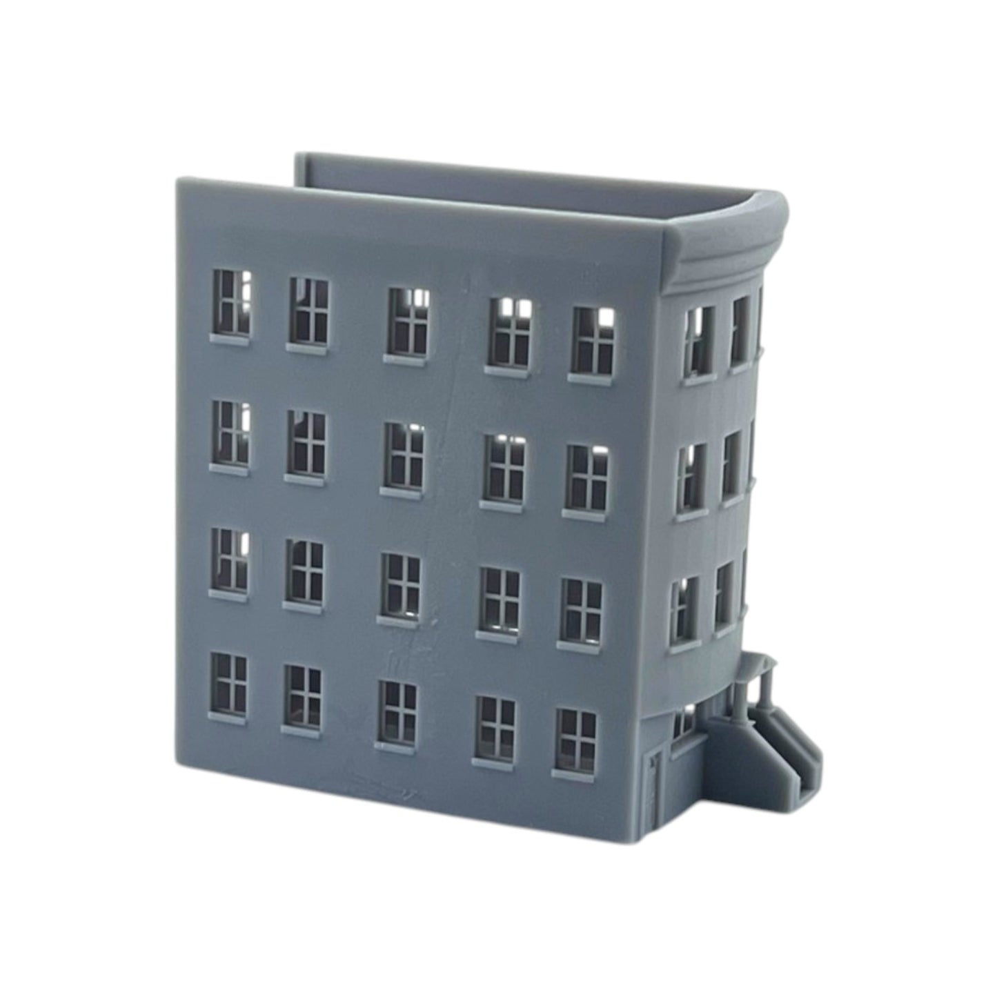 N Scale 1:160 Brownstone 4-Story Building