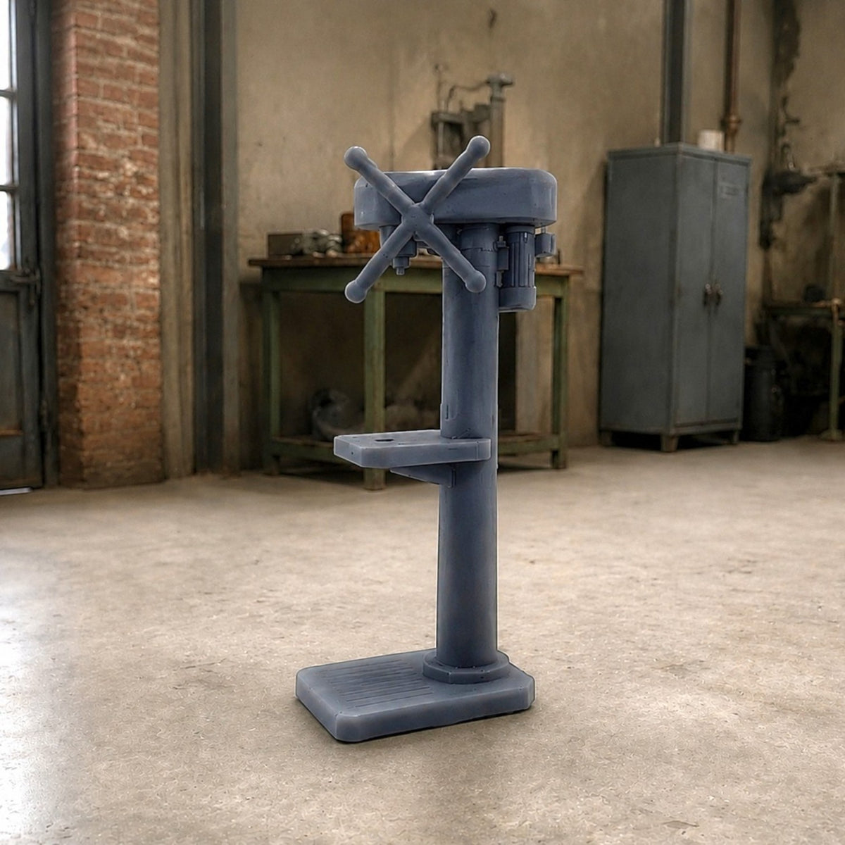 Z Scale 1:220 Industrial Floor Drill Press #1