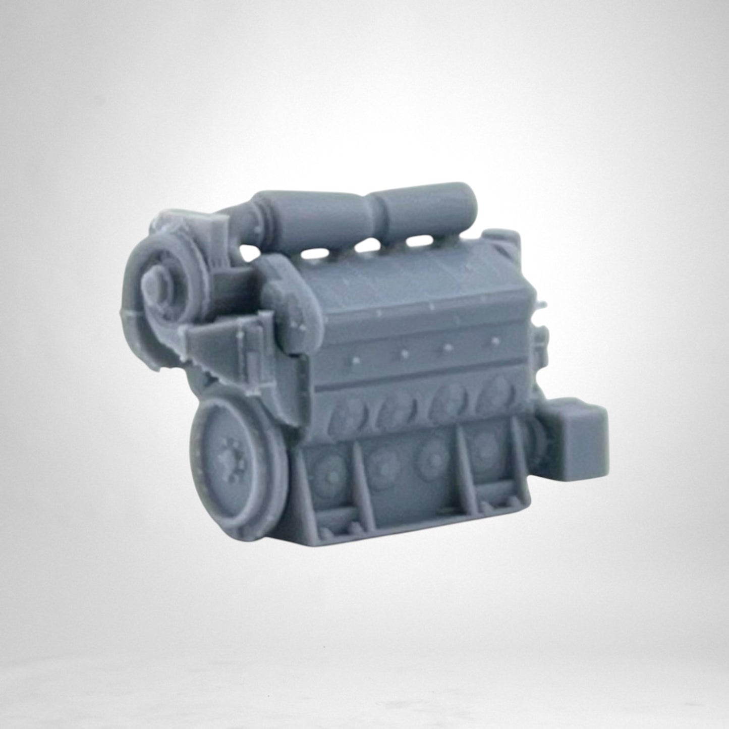 Z Scale 1:220 EMD 645 8-Cylinder Turbo Diesel Engine