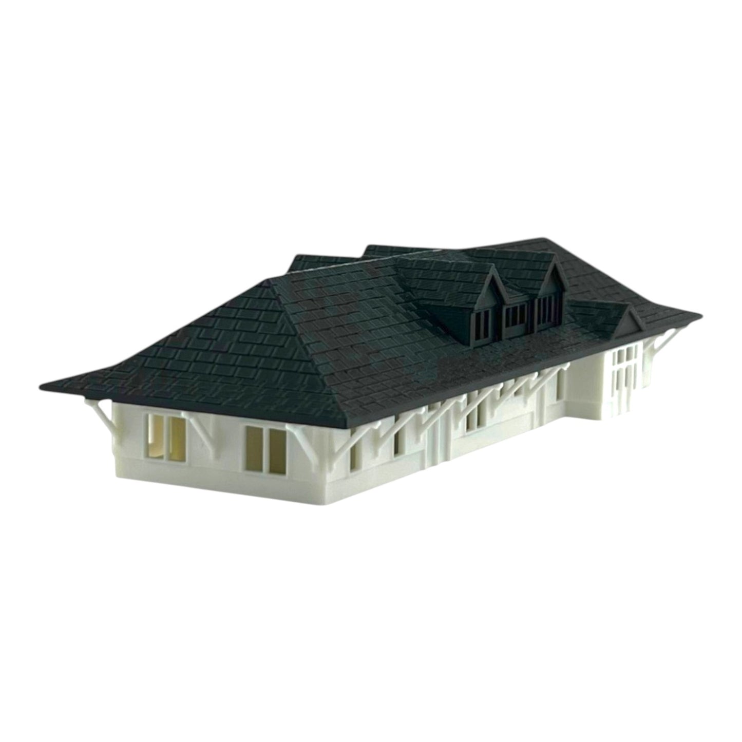 N Scale 1:160 Milwaukee Road Train Station Depot