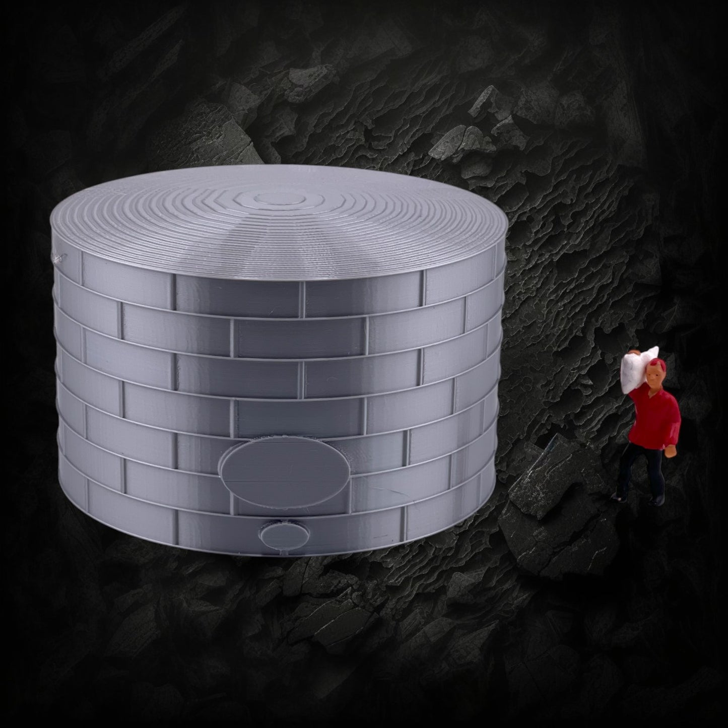 Standard Oil or Fuel Tank - ZZ Scale 1:300  Metallic Silver - 11 Sizes AVAILABLE
