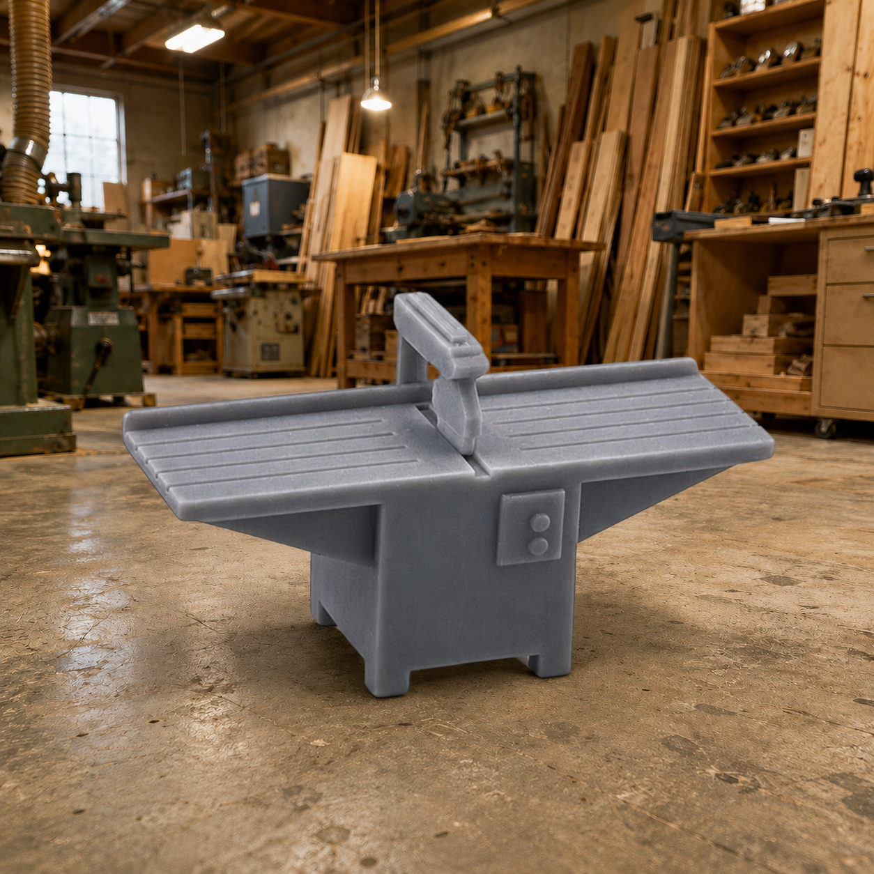 Z Scale 1:220 Industrial Radial Arm Saw Resin Model