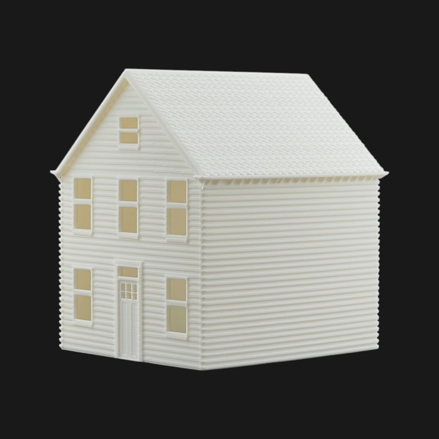 N Scale 1:160 Classic Victorian Houses 3pc Set