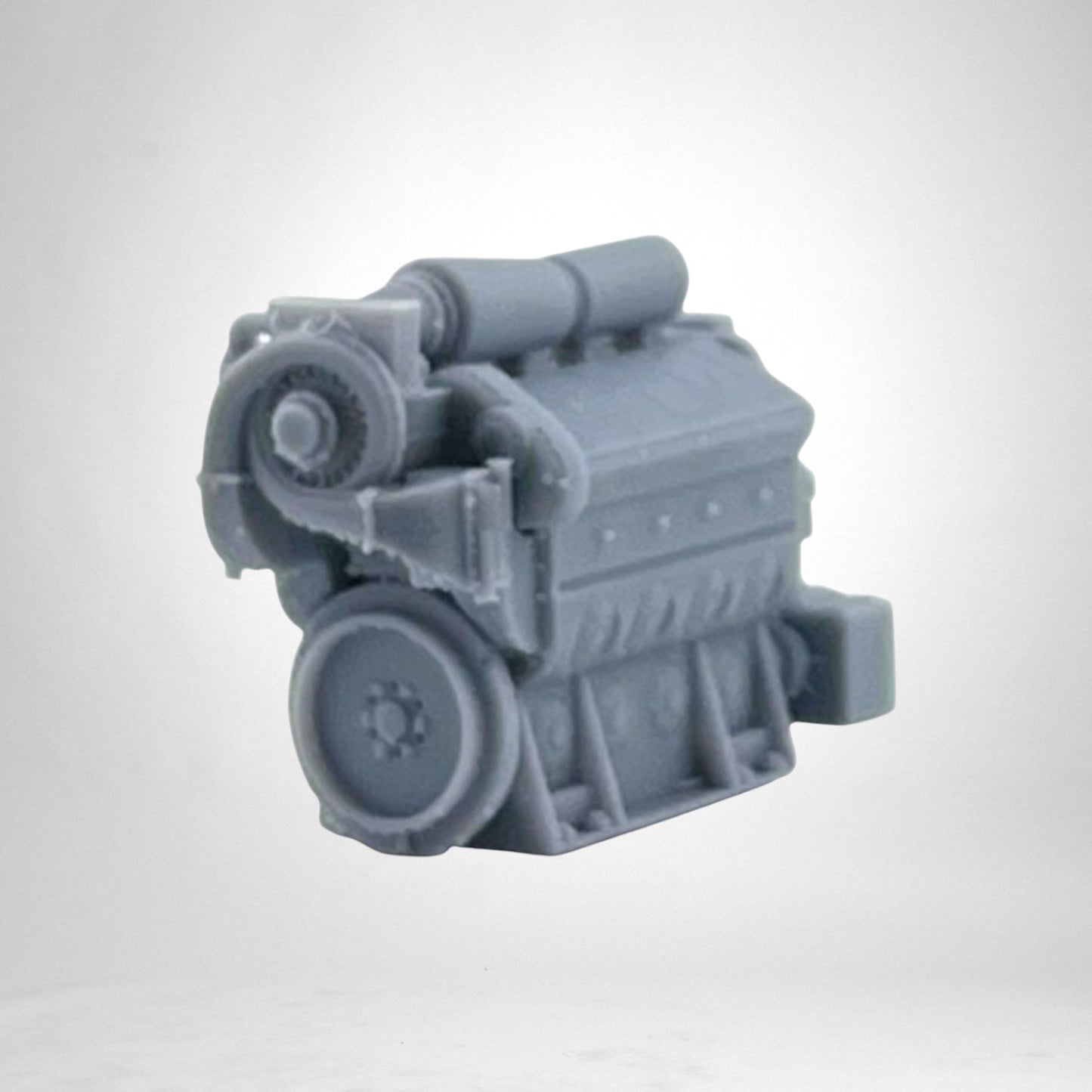 Z Scale 1:220 EMD 645 8-Cylinder Turbo Diesel Engine