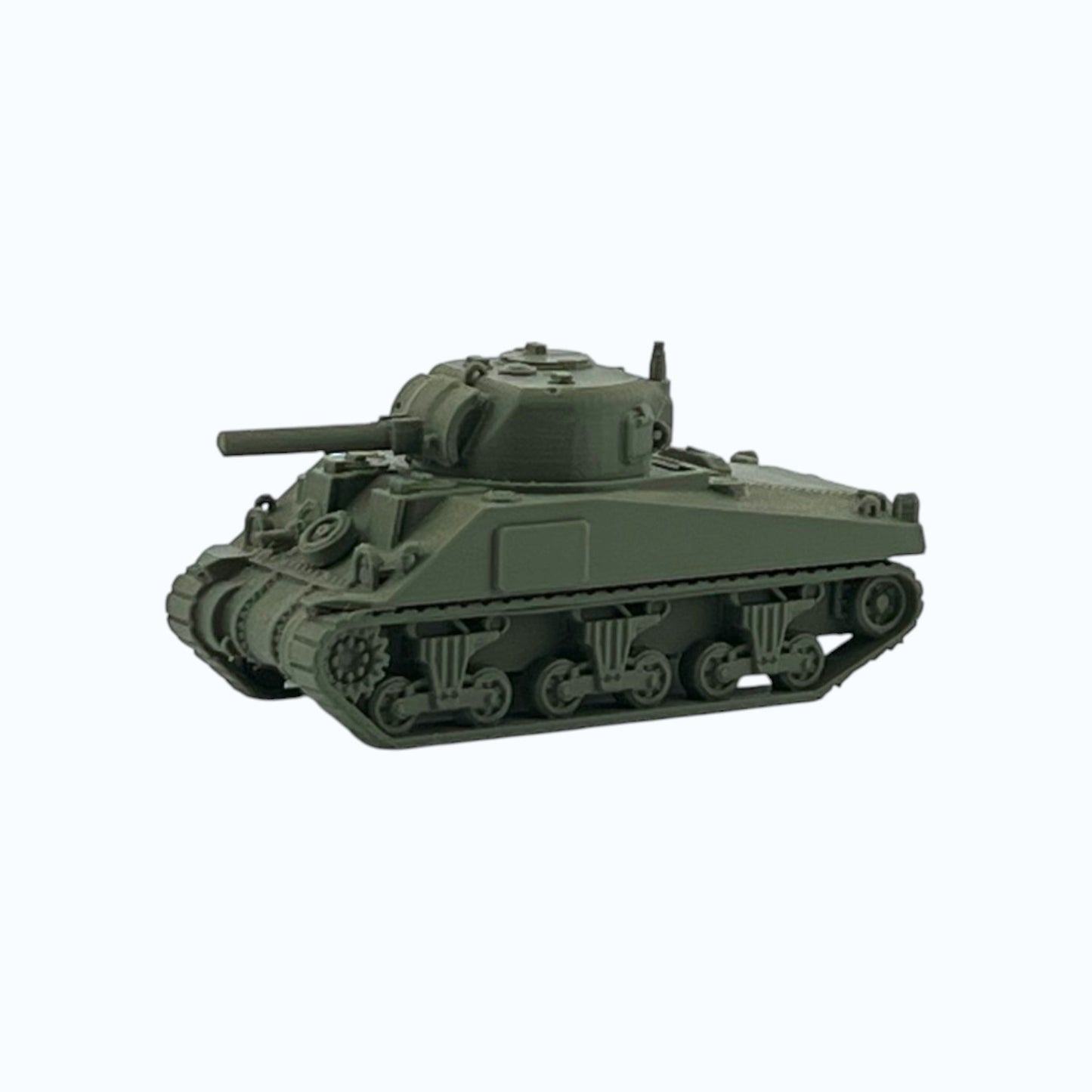 HO Scale 1:87 WWII Sherman Tank M4 - Green