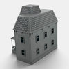 N Scale 1:160 PSYCHO HOUSE Haunted House on the Hill