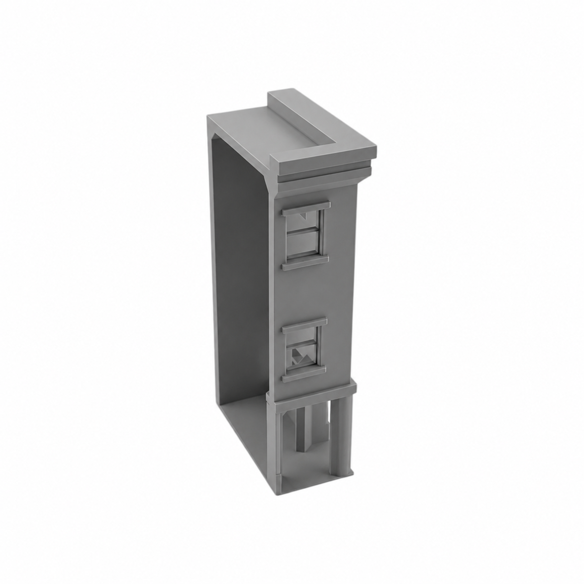 Z Scale 1:220 Main Street Relief Building #7 LH