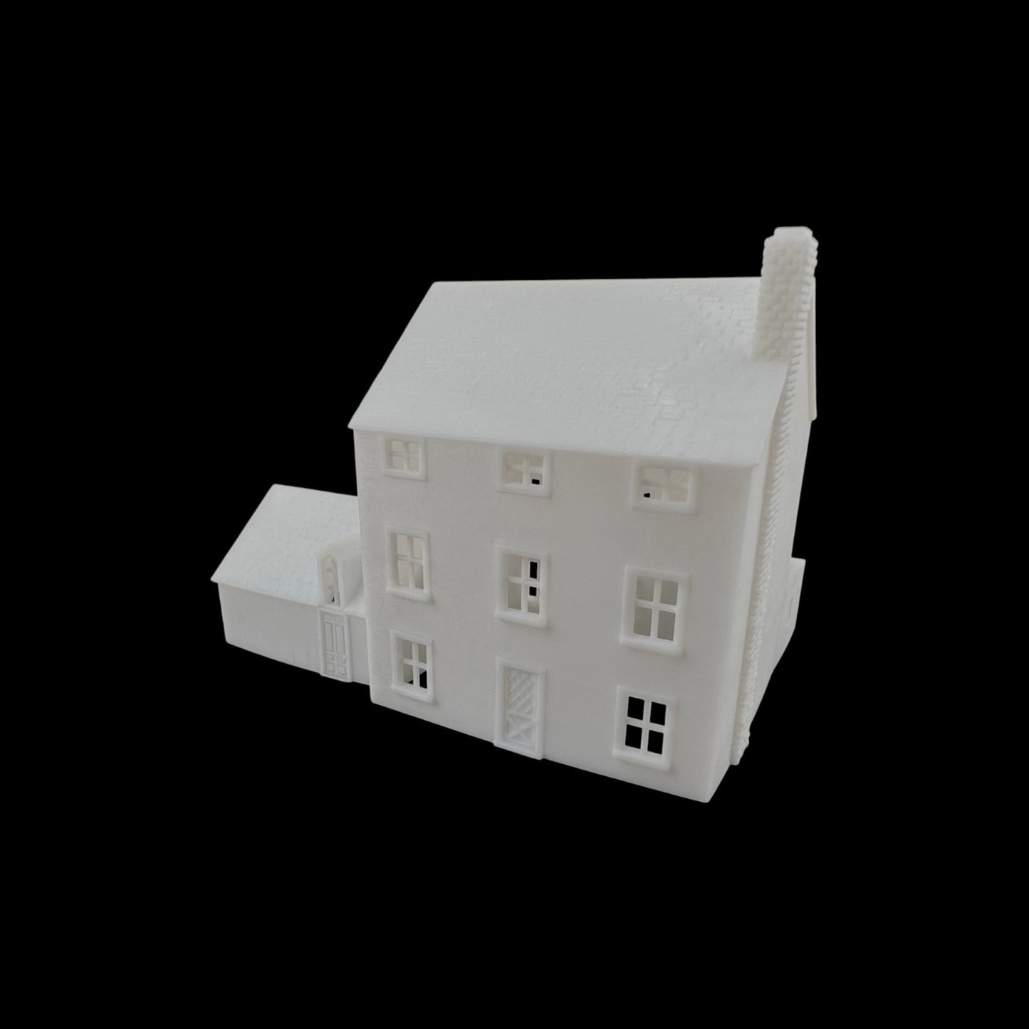 T Gauge 1:450 Scale Farmhouse 3-Story Resin Building