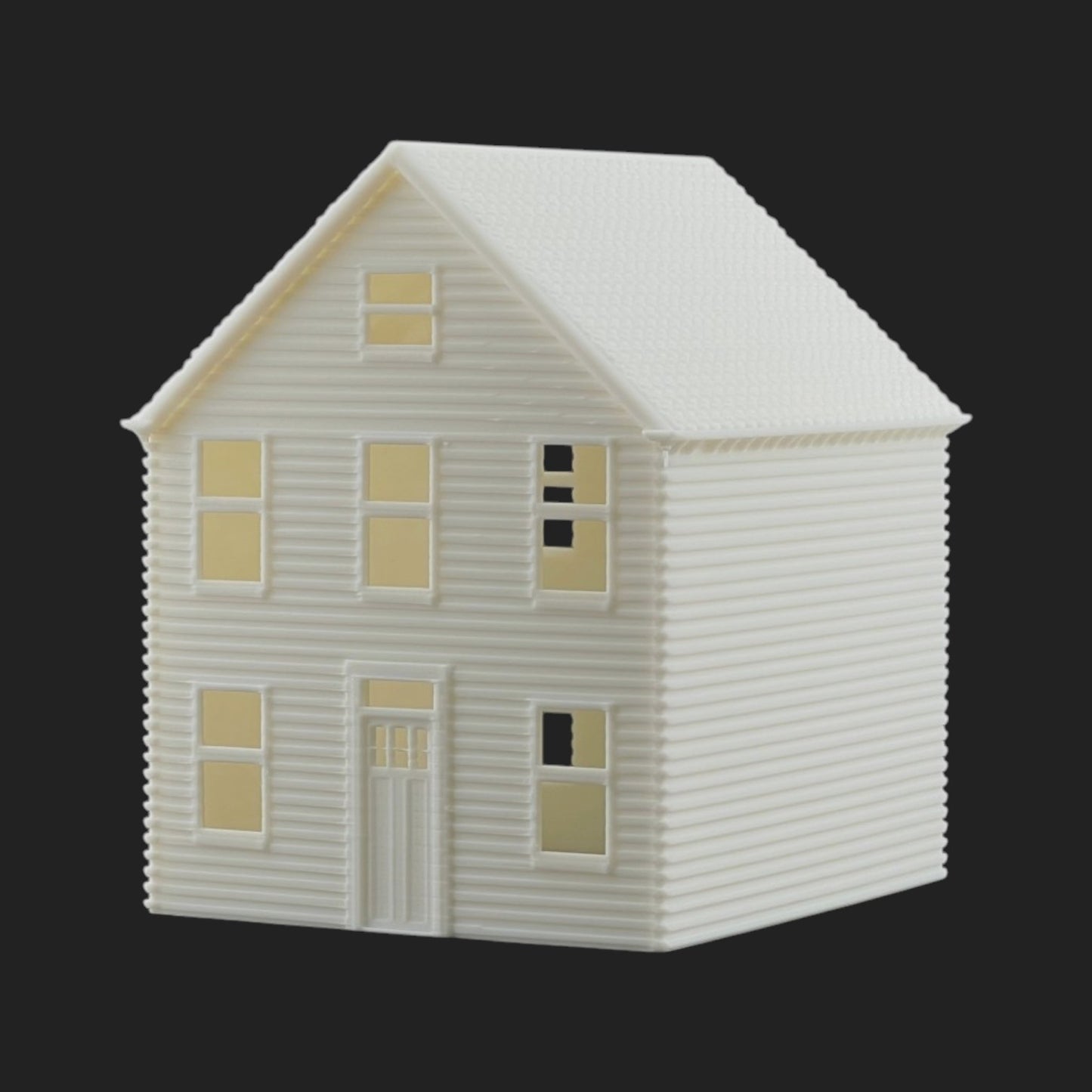 O Scale 1:48 Classic Victorian Bay Window House #1