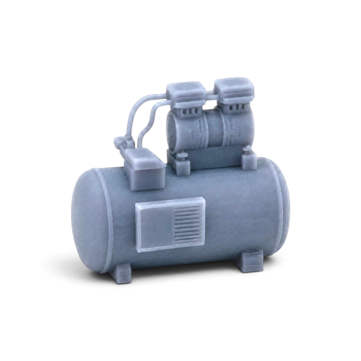 N Scale 1:160 Air Compressor 60 Gallon Resin Model - 3pk
