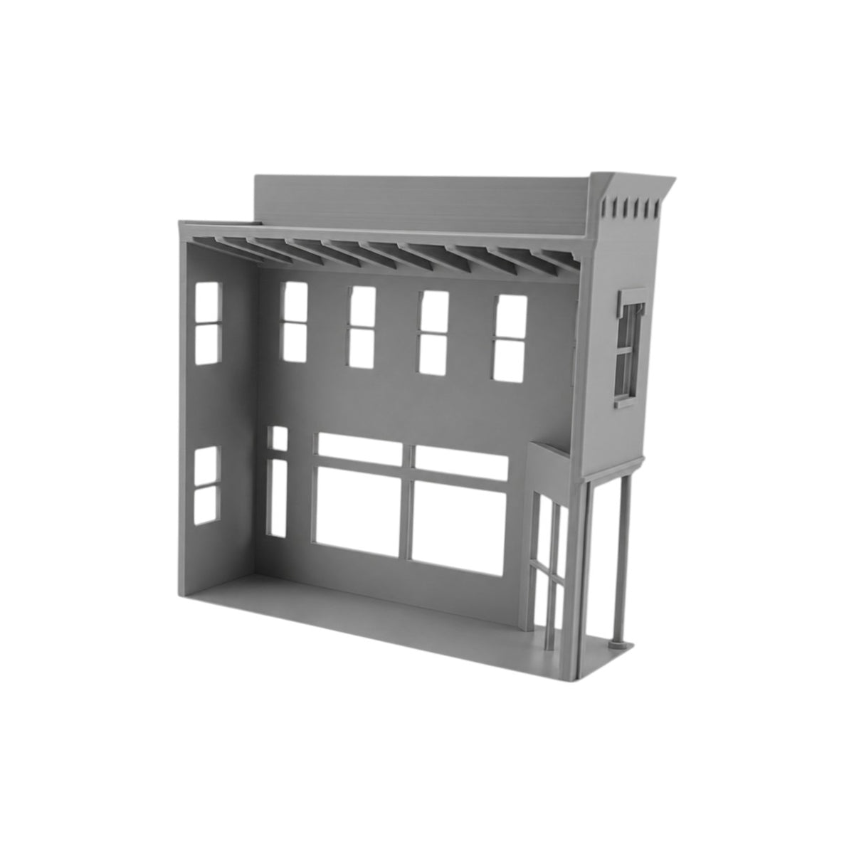 O Scale 1:48 Main Street Corner Relief Building #1 LH
