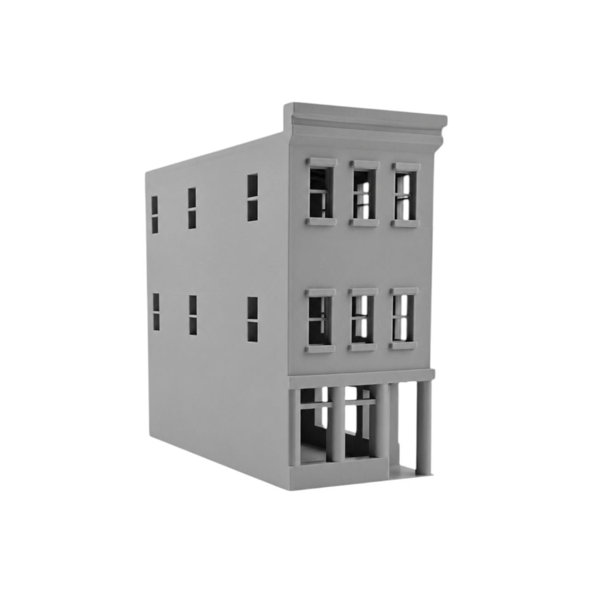 HO Scale 1:87 Main Street Corner Building #7 RH