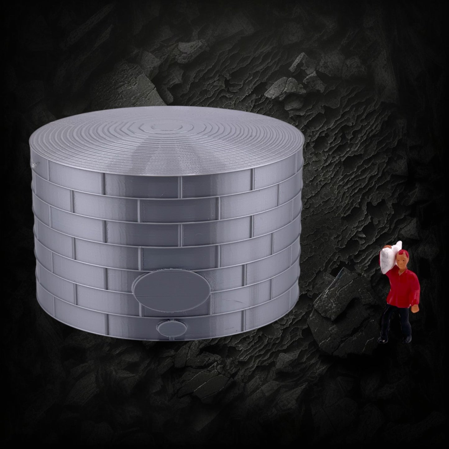 Standard Oil or Fuel Tank - Z Scale 1:220 - Metallic Silver - 11 Sizes AVAILABLE