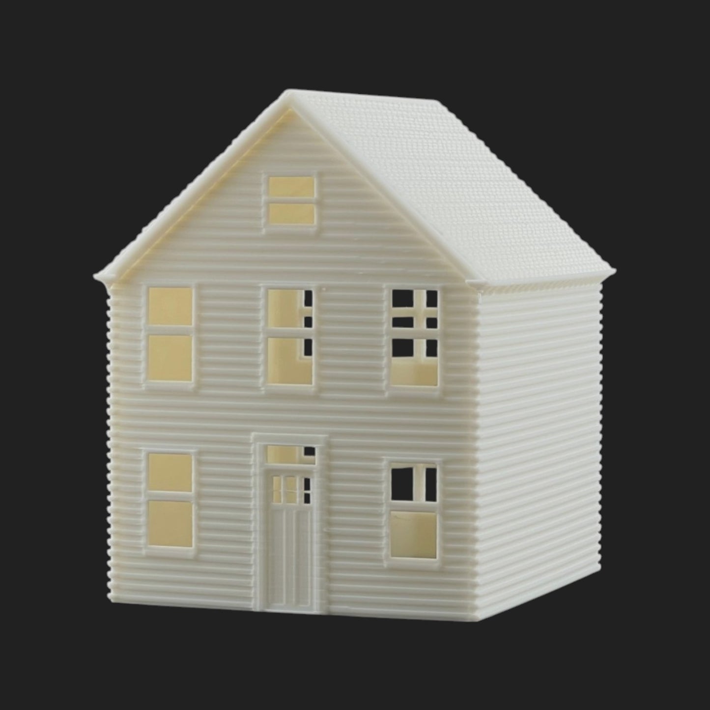 O Scale 1:48 Classic Victorian Bay Window House #1