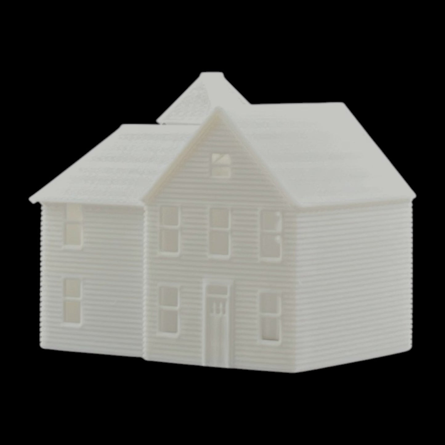 T Gauge 1:450 Classic Victorian Resin Houses 3pc Set