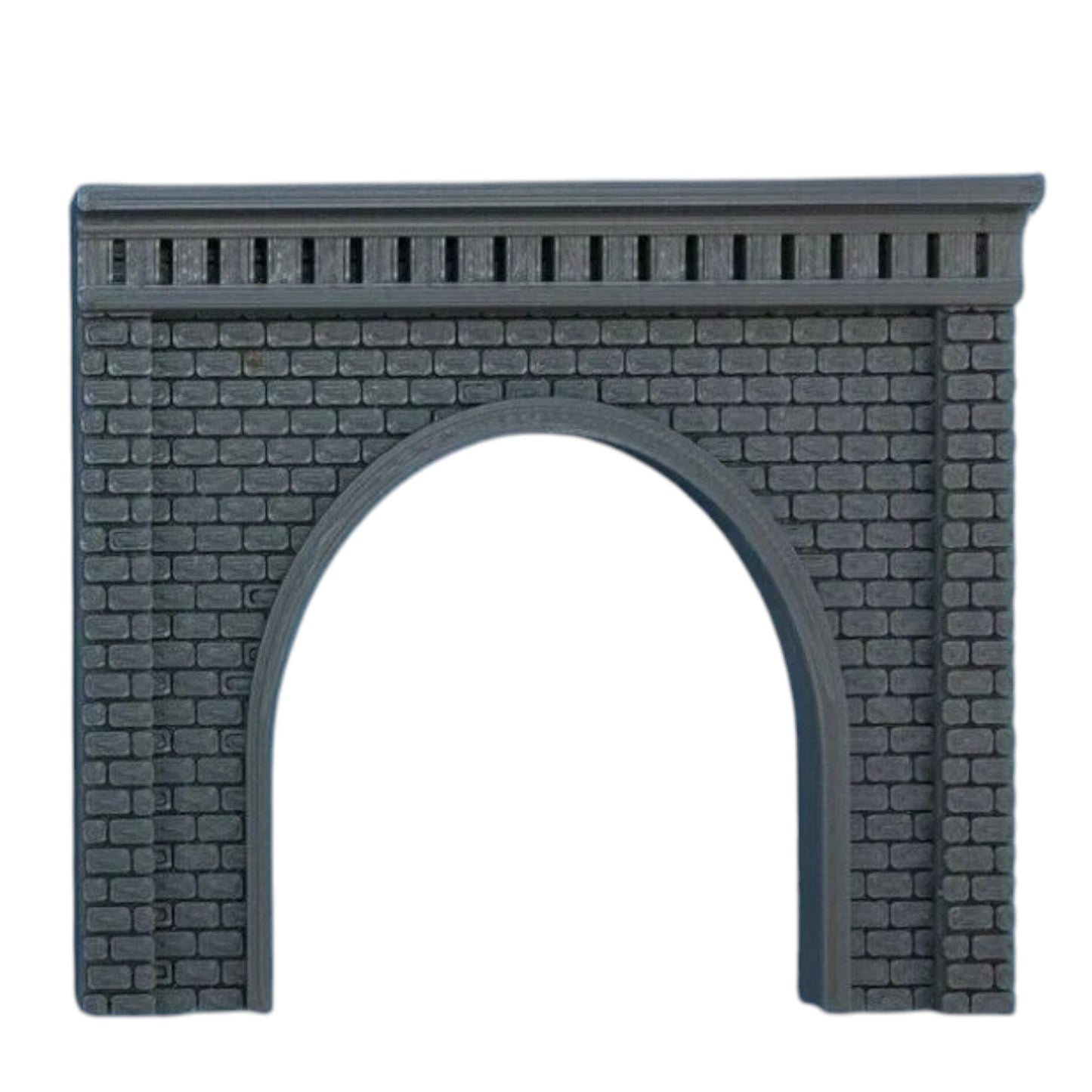 Front - Model of a Single Tunnel Portal - Stone by Model Scenery World