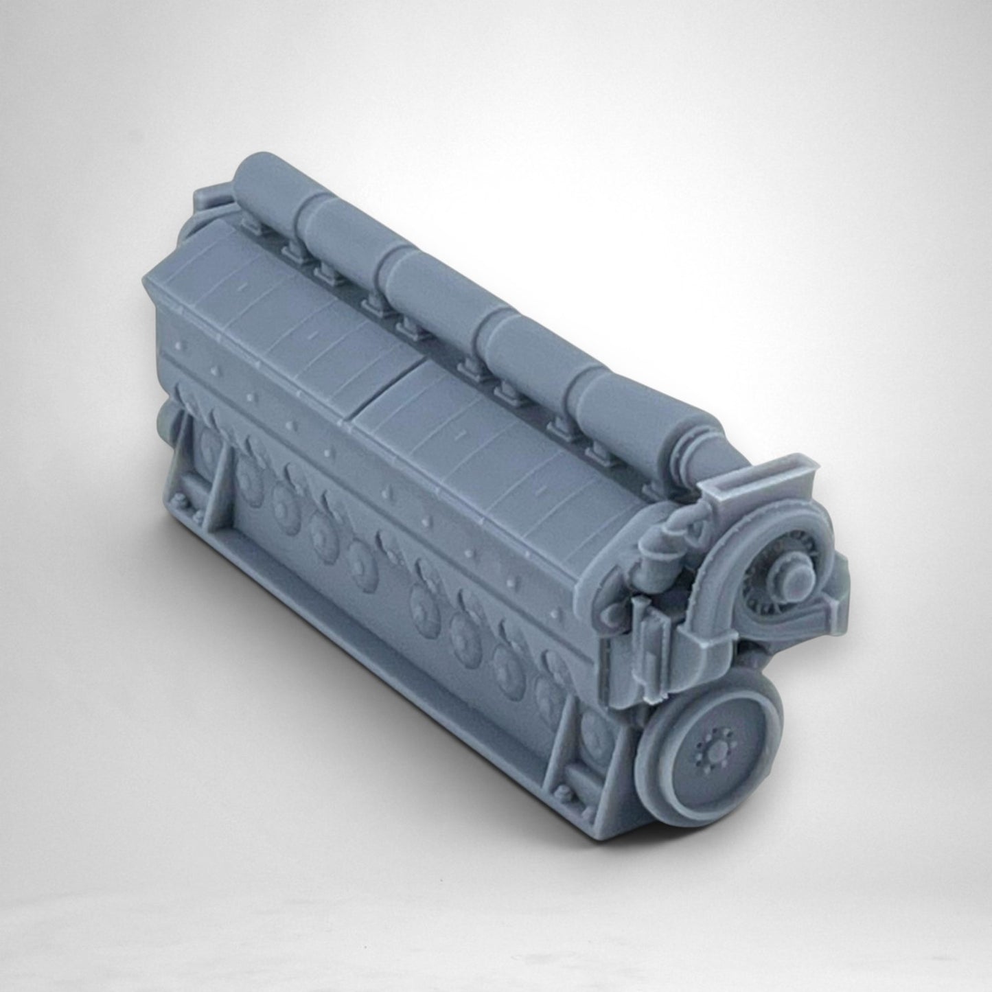 S Scale 1:64 EMD 645 20-Cylinder Turbo Diesel Engine