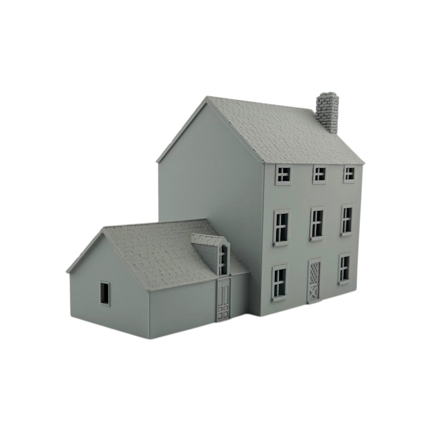 Z Scale 1:220 Farmhouse 3-Story Model Railroad Building