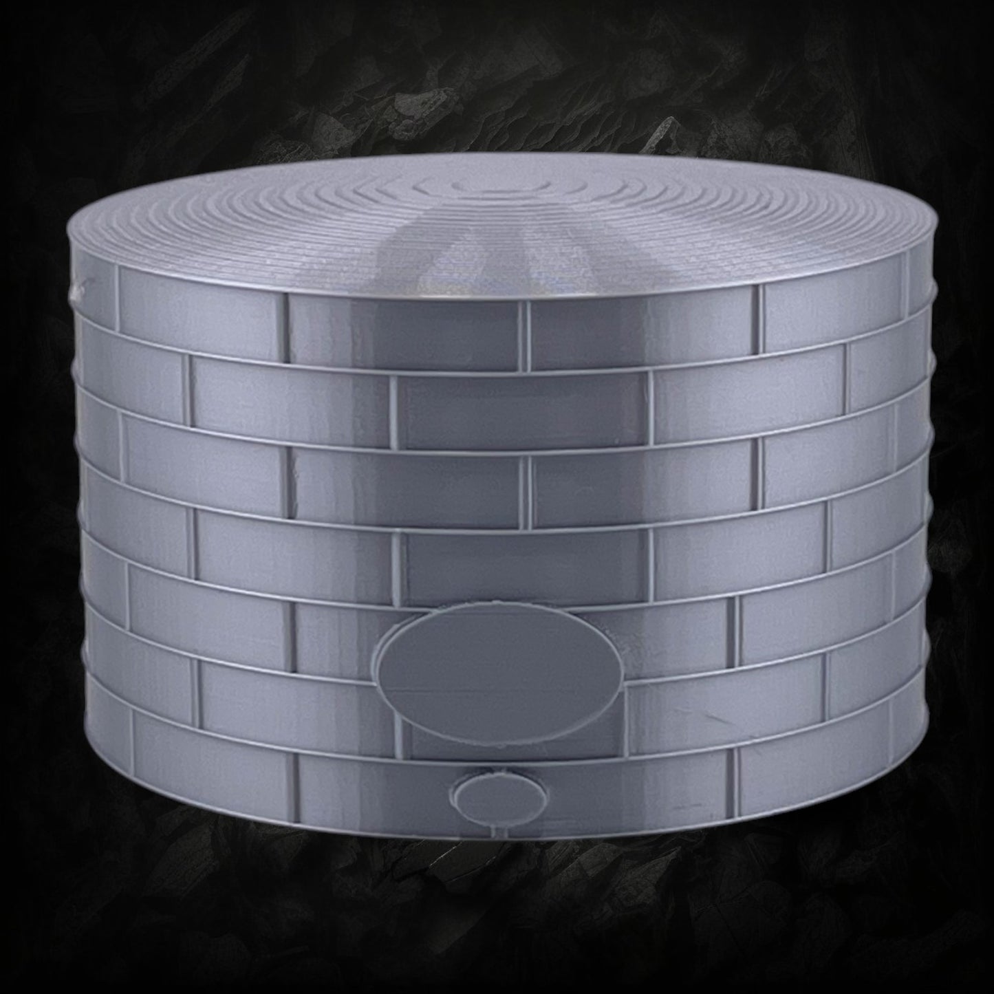 N Scale 1:160 Standard Oil or Fuel Tank Metallic Silver