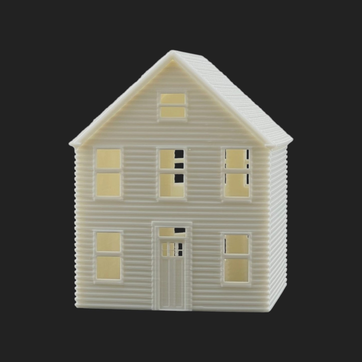 O Scale 1:48 Classic Victorian Bay Window House #1