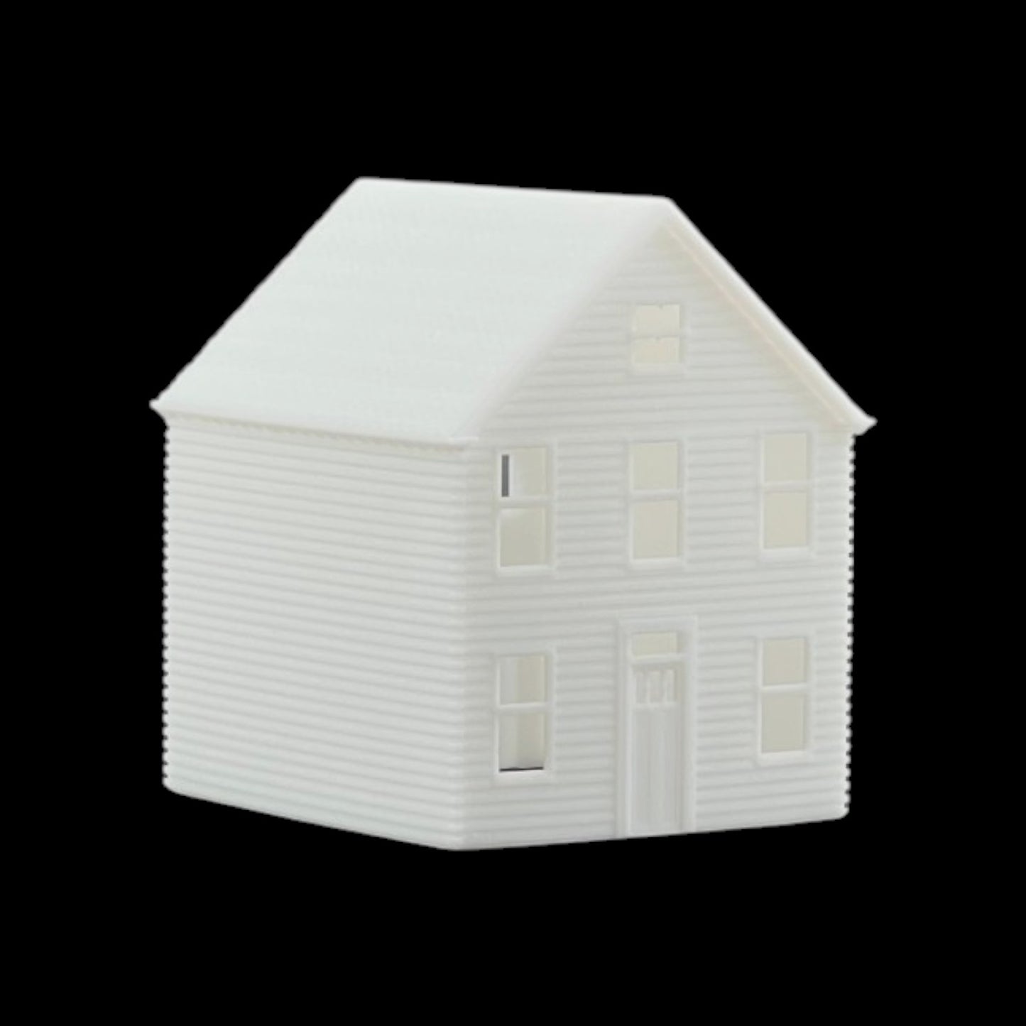 N Scale 1:160 Classic Victorian Resin Houses 3pc Set