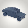 Armored Humvee (2pk) - N 1:160 Scale - Gray