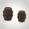 1 Gauge 1:32 Large Barrels & Crates Cargo 4pc Set