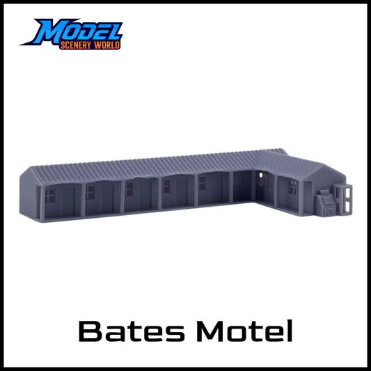 N Scale 1:160 Bates Style Motel Roadside Hotel Building Resin