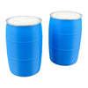 55 Gallon Plastic Barrel/Drum (12pc) Blue/White Top - HO Scale