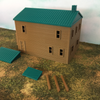 "The Outdoor Series" - Cabin #3 - Camping - Modeled in Color - S Scale 1:64