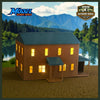 "The Outdoor Series" - Cabin #3 - Camping - Modeled in Color  TT Scale 1:120