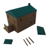 "The Outdoor Series" - Cabin #3 - Camping - Modeled in Color - S Scale 1:64