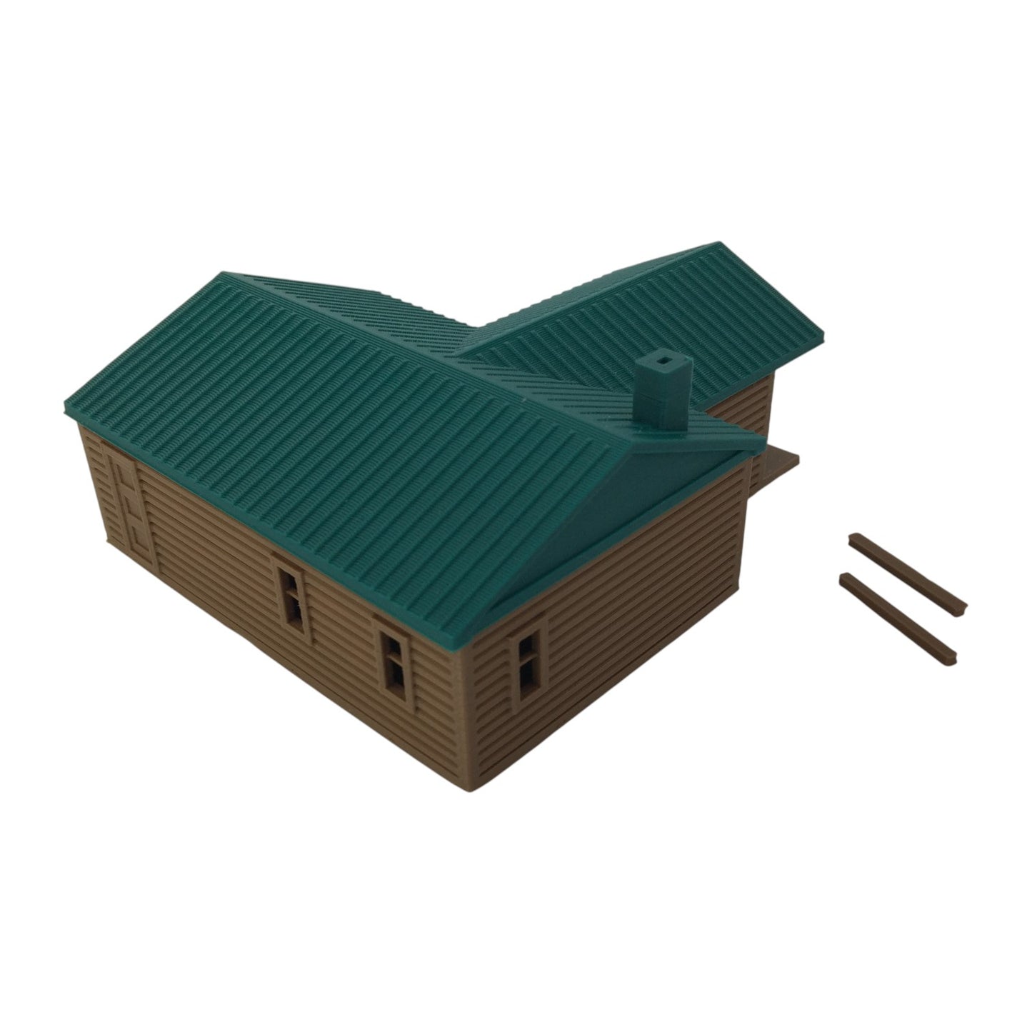 "The Outdoor Series" - Cabin #4 - Camping - Modeled in Color  OO Scale 1:76