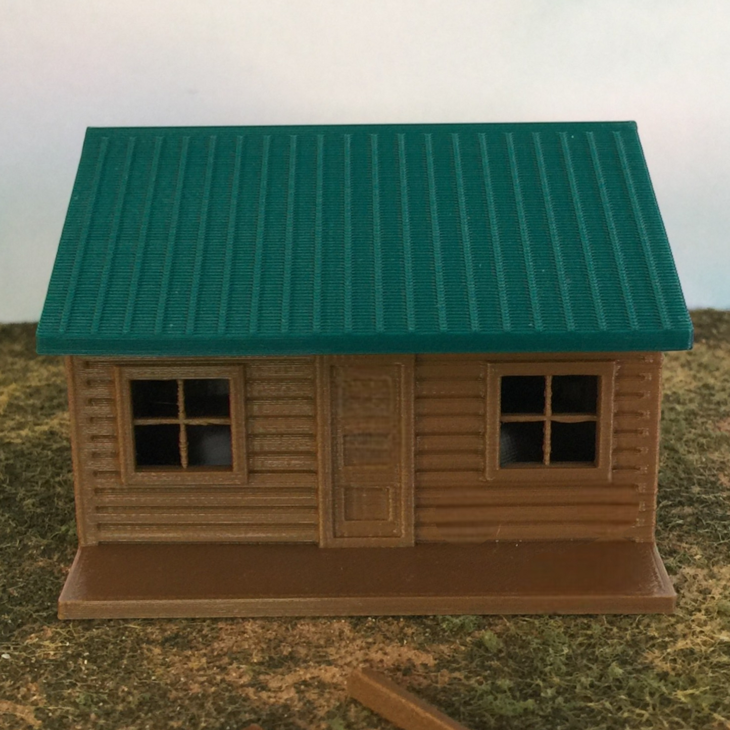 "The Outdoor Series" - Cabin #5 - Camping - Modeled in Color - HO Scale 1:87
