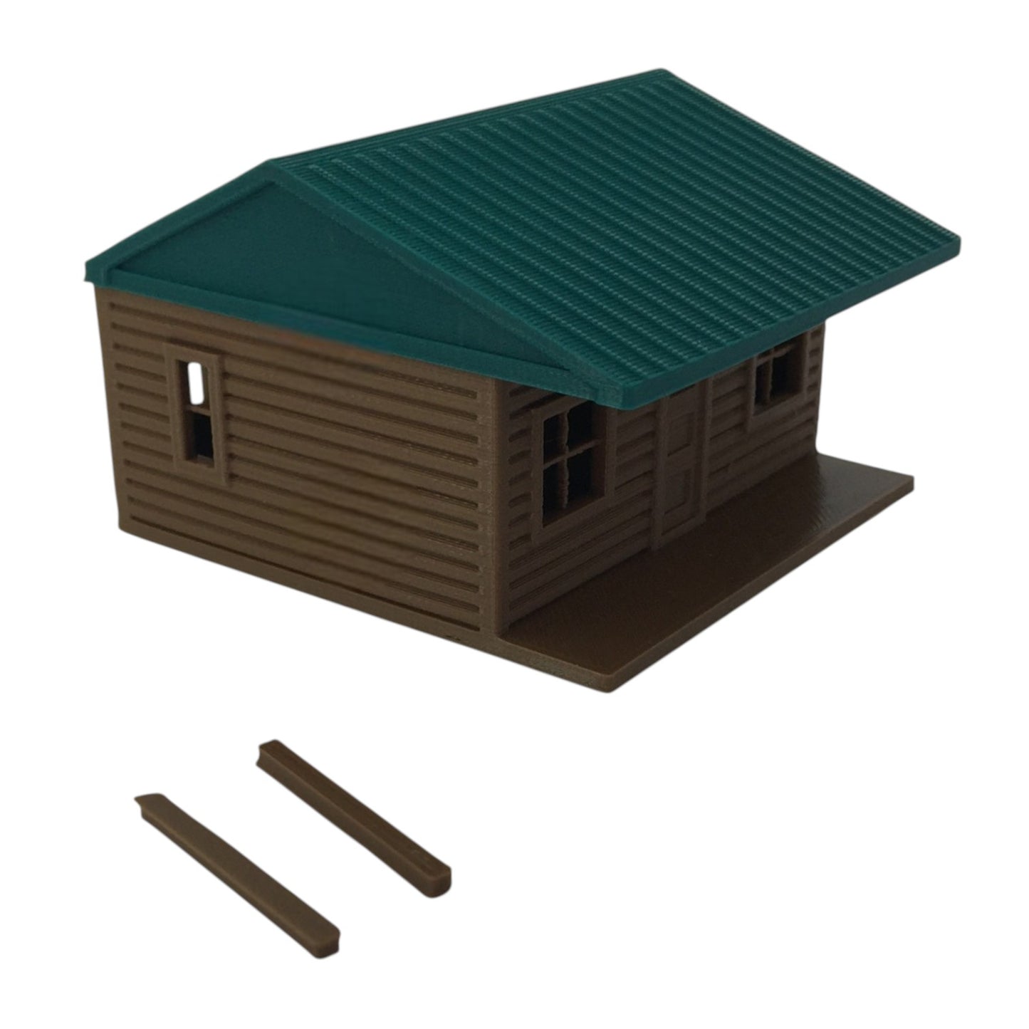 "The Outdoor Series" - Cabin #5 - Camping - Modeled in Color - TT Scale 1:120
