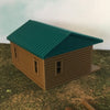 "The Outdoor Series" - Cabin #5 - Camping - Modeled in Color - HO Scale 1:87