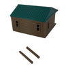 "The Outdoor Series" - Cabin #5 - Camping - Modeled in Color - O Scale 1:48