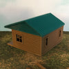 "The Outdoor Series" - Cabin #5 - Camping - Modeled in Color - N Scale 1:160
