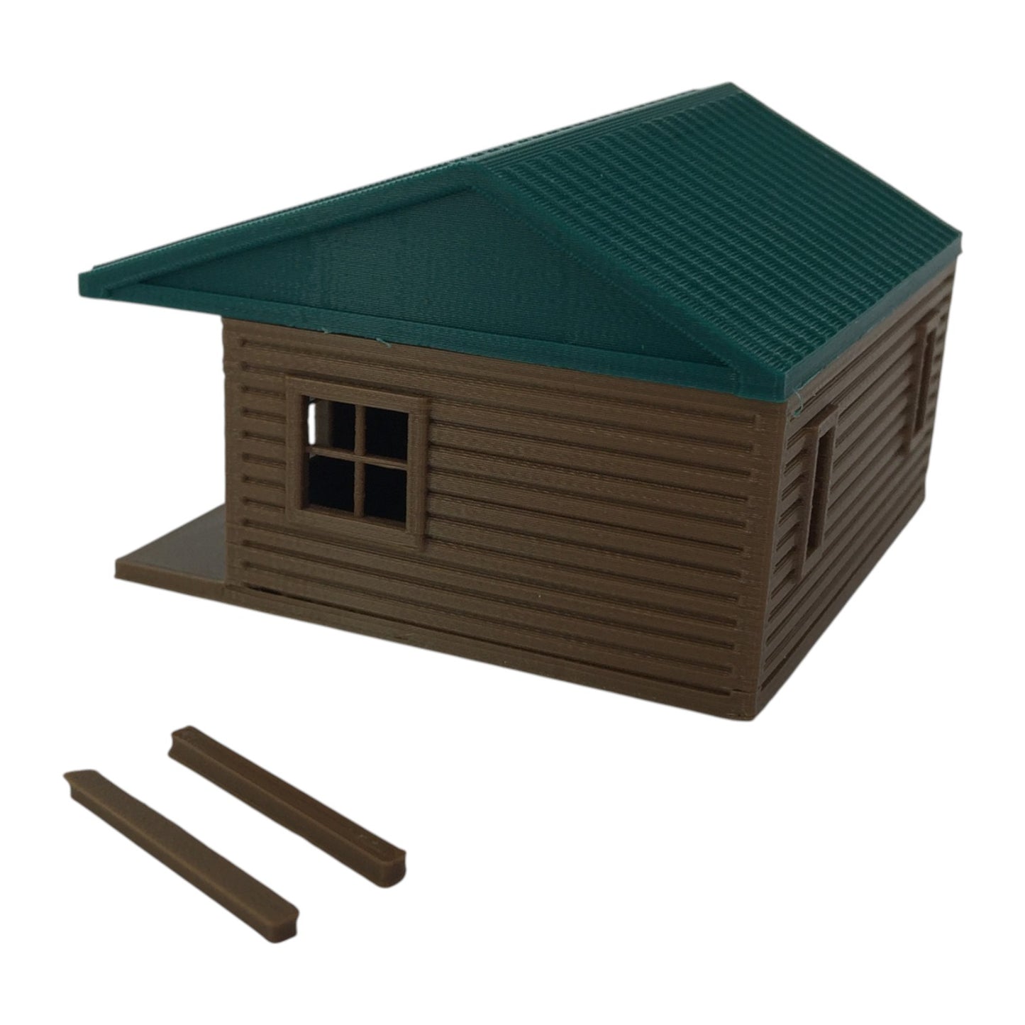 "The Outdoor Series" - Cabin #5 - Camping - Modeled in Color - TT Scale 1:120