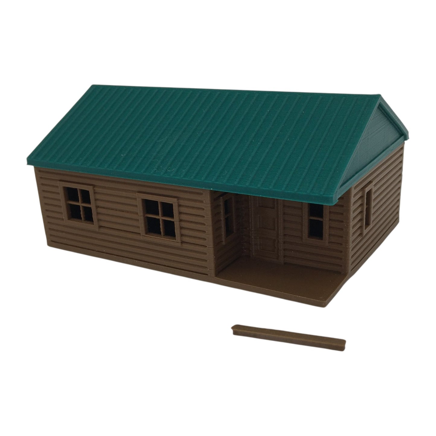 "The Outdoor Series" - Cabin #6 - Camping - Modeled in Color - Z Scale 1:220