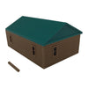 "The Outdoor Series" - Cabin #6 - Camping - Modeled in Color - TT Scale 1:120