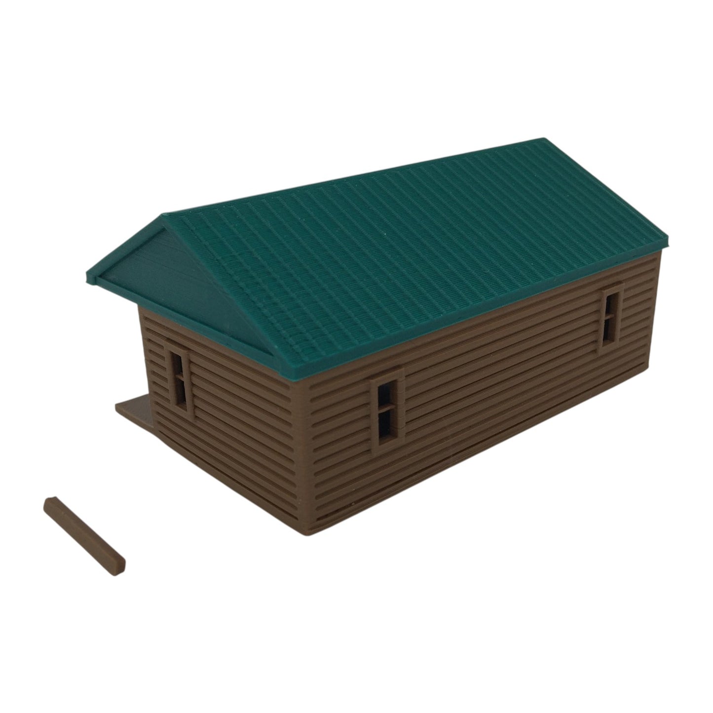 "The Outdoor Series" - Cabin #6 - Camping - Modeled in Color - HO Scale 1:87