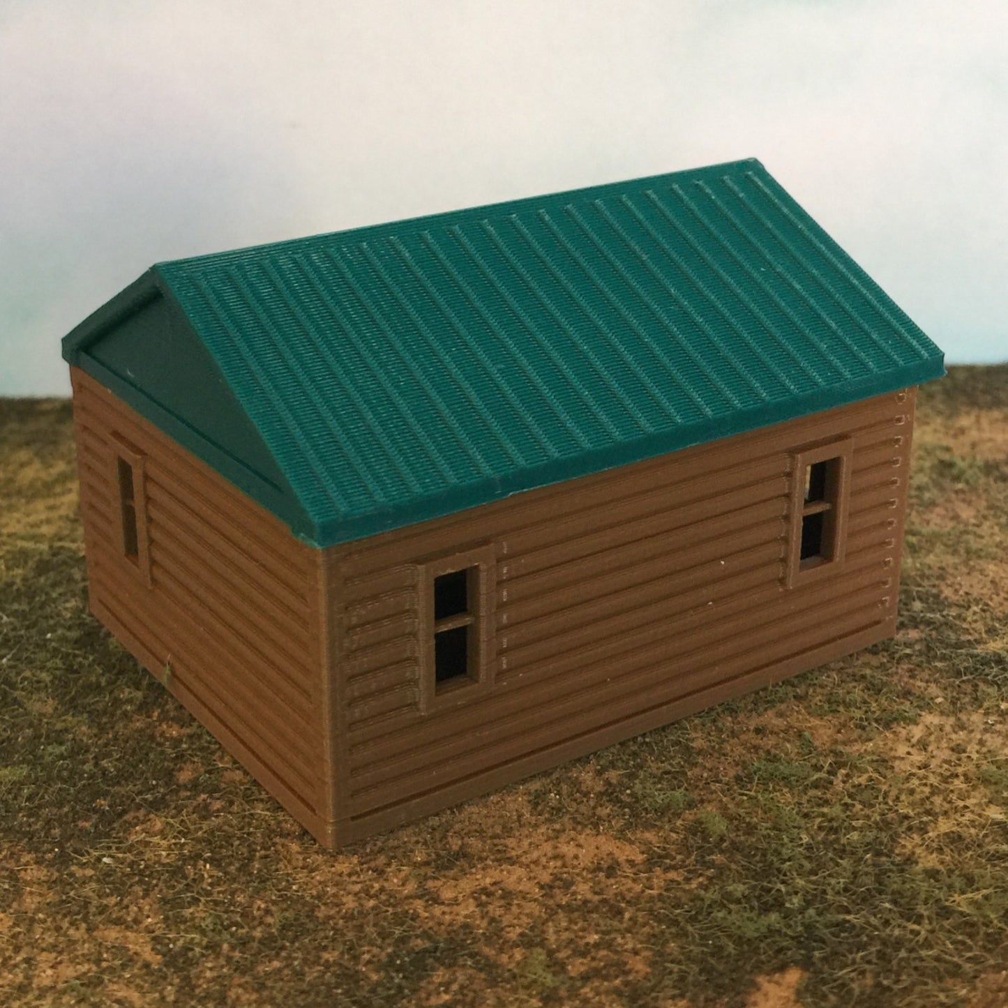 "The Outdoor Series" - Cabin #7 - Camping - Modeled in Color-T Gauge 1:450 Scale