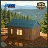 "The Outdoor Series" - Cabin #7 - Camping - Modeled in Color - HO Scale 1:87