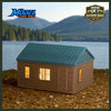 "The Outdoor Series" - Cabin #7 - Camping - Modeled in Color - TT Scale 1:120