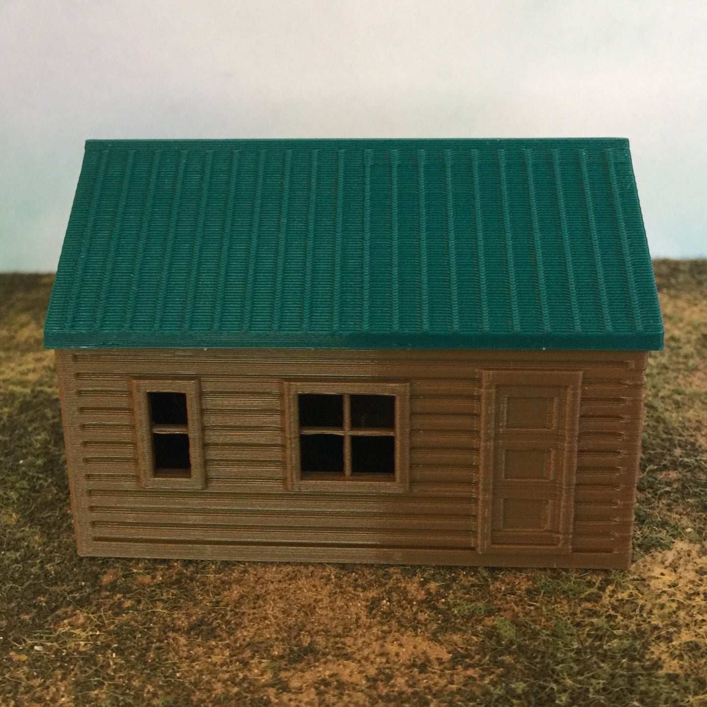"The Outdoor Series" - Cabin #7 - Camping - Modeled in Color-T Gauge 1:450 Scale
