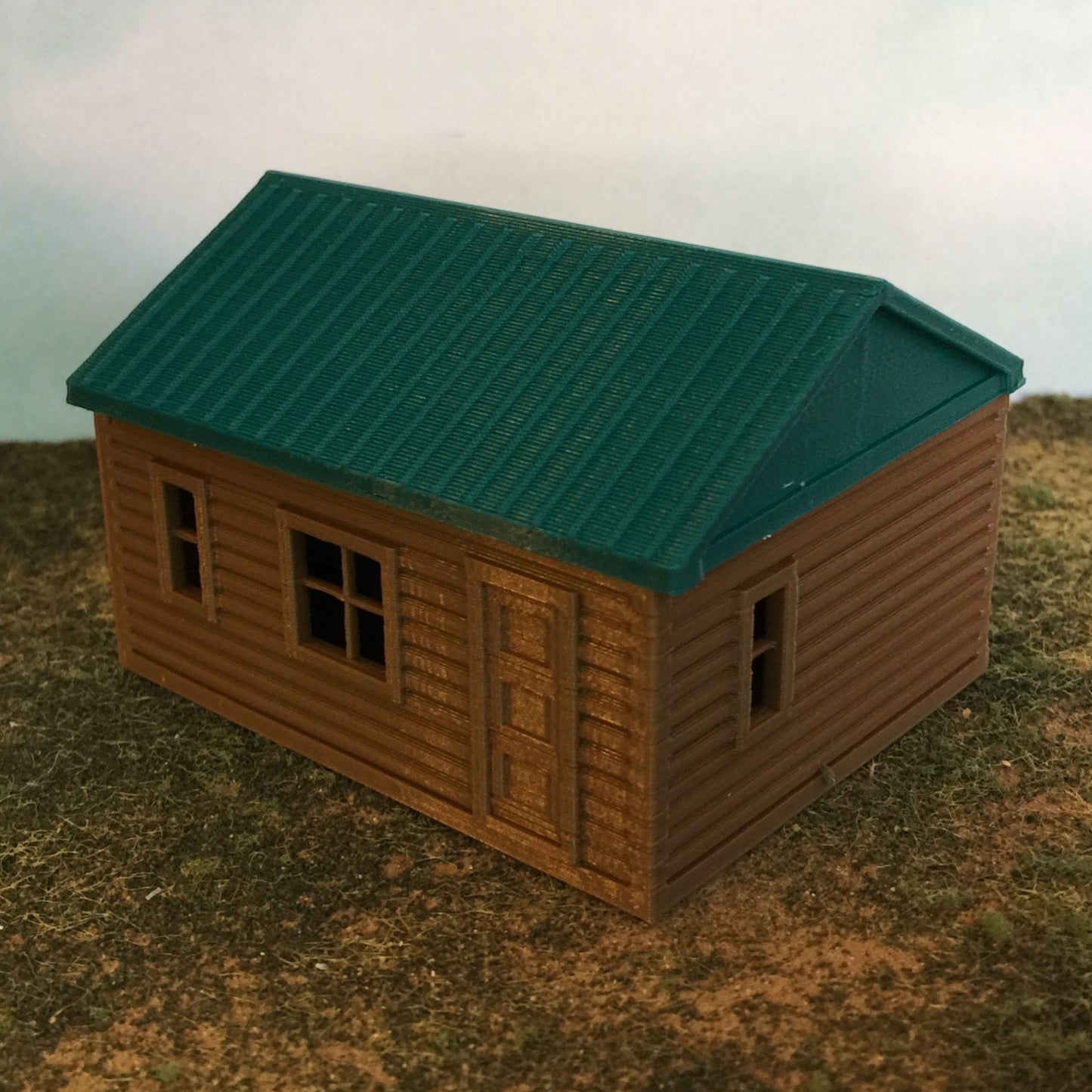 "The Outdoor Series" - Cabin #7 - Camping - Modeled in Color-T Gauge 1:450 Scale
